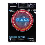 Original All-In-One 4600 Washer Dryer VENTLESS/VENTED PET Cycle 1.62cf/15lbs 110V