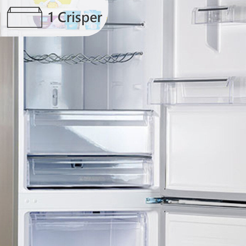 Conserv 11.5cf Tall Frost Free Ref-Freezer 24in Wine Rack E-Star 43dB Stainless