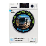 Original All-in-One 4800 Washer Dryer VENTED-DRY 30% FASTER than Condense 15lb 110V