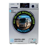 Original All-in-One 4800 Washer Dryer VENTED-DRY 30% FASTER than Condense 15lb 110V