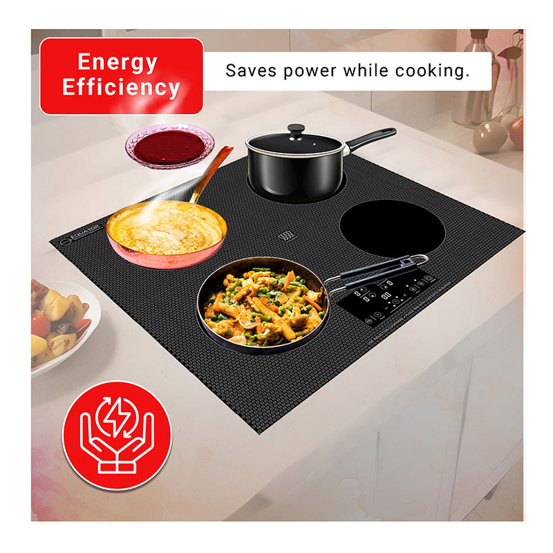 Table de cuisson à induction encastrable Equator de 24 pouces, 4 foyers, fonction Power Boost, maintien au chaud, 240V, 7400W