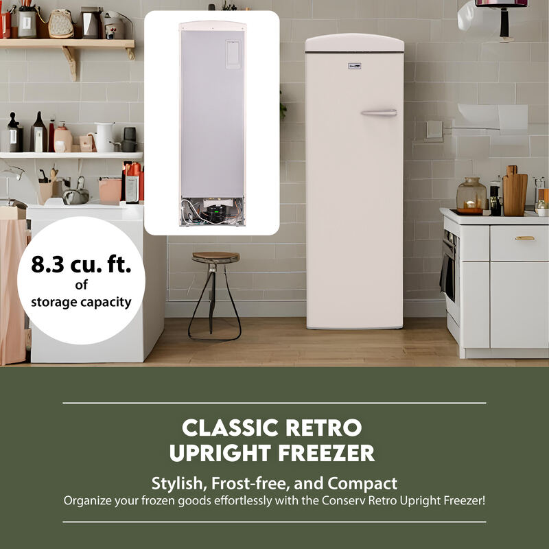 Congélateur vertical classique rétro Conserv 8,3 pi³ sans givre 24 po