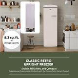 Congélateur vertical classique rétro Conserv 8,3 pi³ sans givre 24 po
