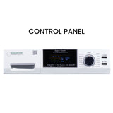 Lavadora secadora todo en uno CONVERTIBLE PET Ciclo de higienización 1.62 pies cúbicos/15 libras 1400 RPM + Pedestal