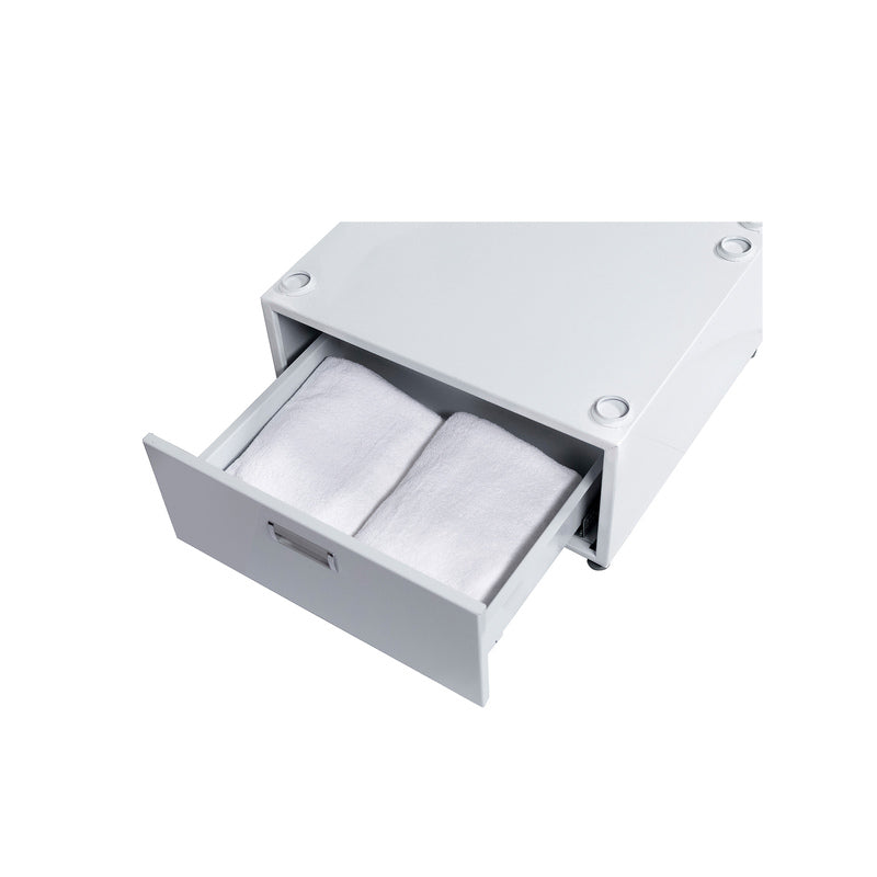 Lavadora secadora todo en uno CONVERTIBLE PET Ciclo de higienización 1.62 pies cúbicos/15 libras 1400 RPM + Pedestal