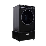 Lavadora secadora todo en uno CONVERTIBLE PET Ciclo de higienización 1.62 pies cúbicos/15 libras 1400 RPM + Pedestal