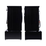 Lavadora secadora todo en uno CONVERTIBLE PET Ciclo de higienización 1.62 pies cúbicos/15 libras 1400 RPM + Pedestal