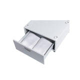 Lavadora secadora todo en uno sin ventilación, TOTALMENTE INTEGRABLE, espacio cero, 1.62 pies cúbicos/15 libras, 110V, 1400 RPM + pedestal