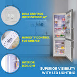 Conserv 12cf No Frost Bottom Freezer Refrigerator Wine Rack GARAGE READY E-Star