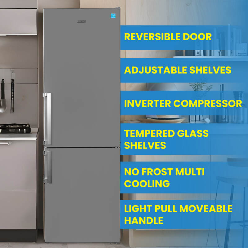 Conserv 12cf No Frost Bottom Freezer Refrigerator Wine Rack GARAGE READY E-Star