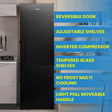 Conserv 12cf No Frost Bottom Freezer Refrigerator Wine Rack GARAGE READY E-Star