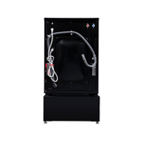 Lavadora secadora todo en uno sin ventilación, TOTALMENTE INTEGRABLE, espacio cero, 1.62 pies cúbicos/15 libras, 110V, 1400 RPM + pedestal