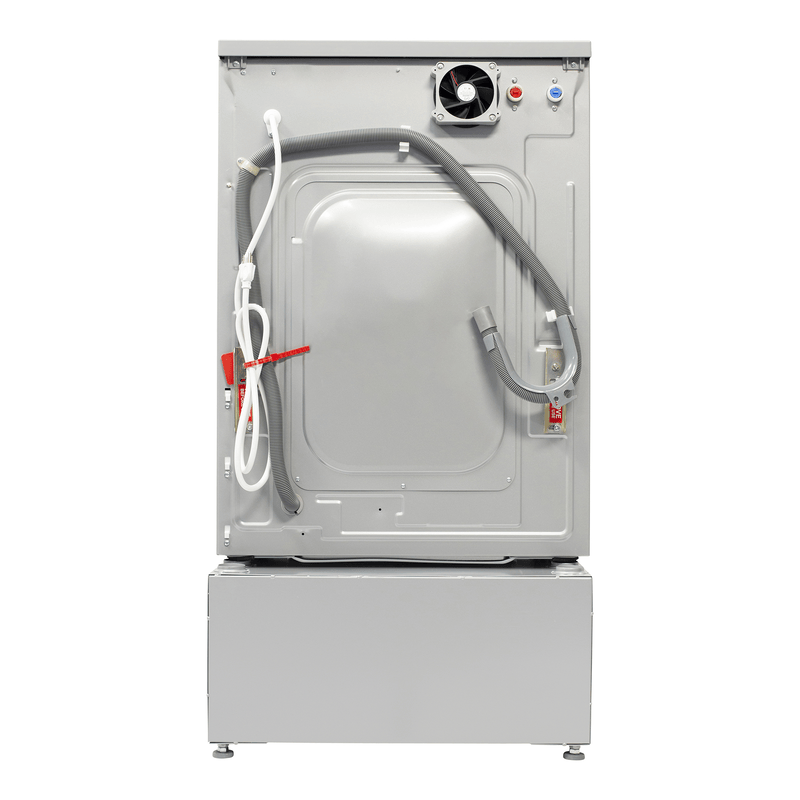 Lavadora-secadora todo en uno con SECADO POR VENTILACIÓN 30% MÁS RÁPIDO que el de condensación, 15 lb, 110 V + pedestal