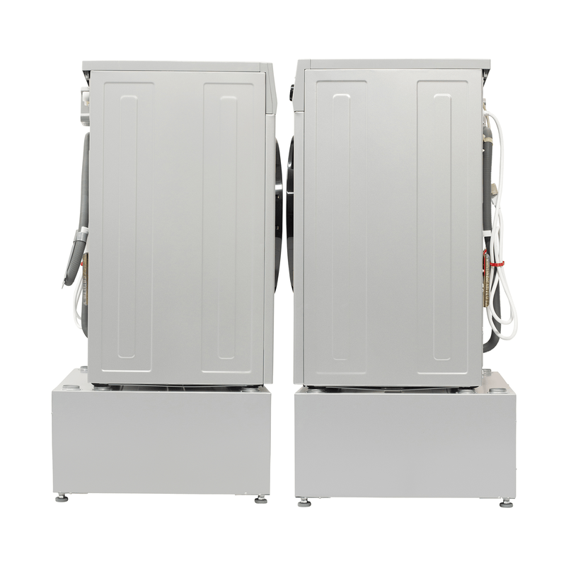 Lavadora-secadora todo en uno con SECADO POR VENTILACIÓN 30% MÁS RÁPIDO que el de condensación, 15 lb, 110 V + pedestal