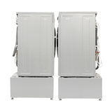 Lavadora-secadora todo en uno con SECADO POR VENTILACIÓN 30% MÁS RÁPIDO que el de condensación, 15 lb, 110 V + pedestal