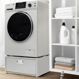 Lavadora-secadora todo en uno con SECADO POR VENTILACIÓN 30% MÁS RÁPIDO que el de condensación, 15 lb, 110 V + pedestal