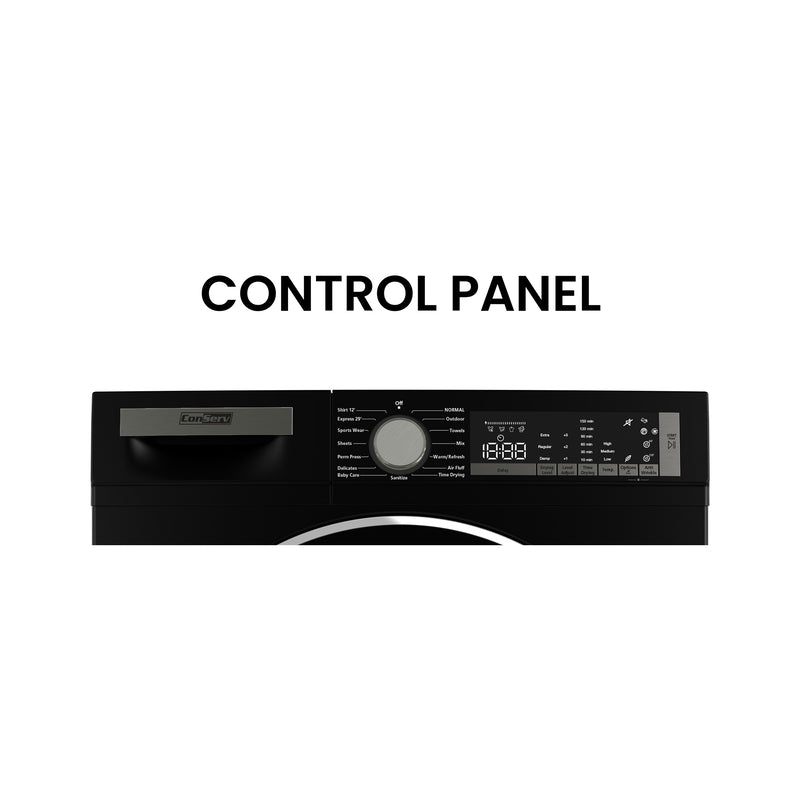 ConServ 4cf Dryer Condensing/Ventless Sanitize LED Display Rev. Door 220V EStar