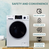 Original All-In-One 4600 Washer Dryer VENTLESS/VENTED PET Cycle 1.62cf/15lbs 110V