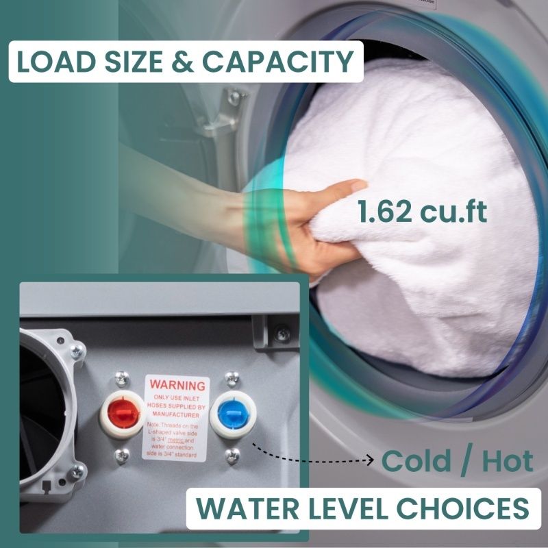 Original All-In-One 4600 Washer Dryer VENTLESS/VENTED PET Cycle 1.62cf/15lbs 110V