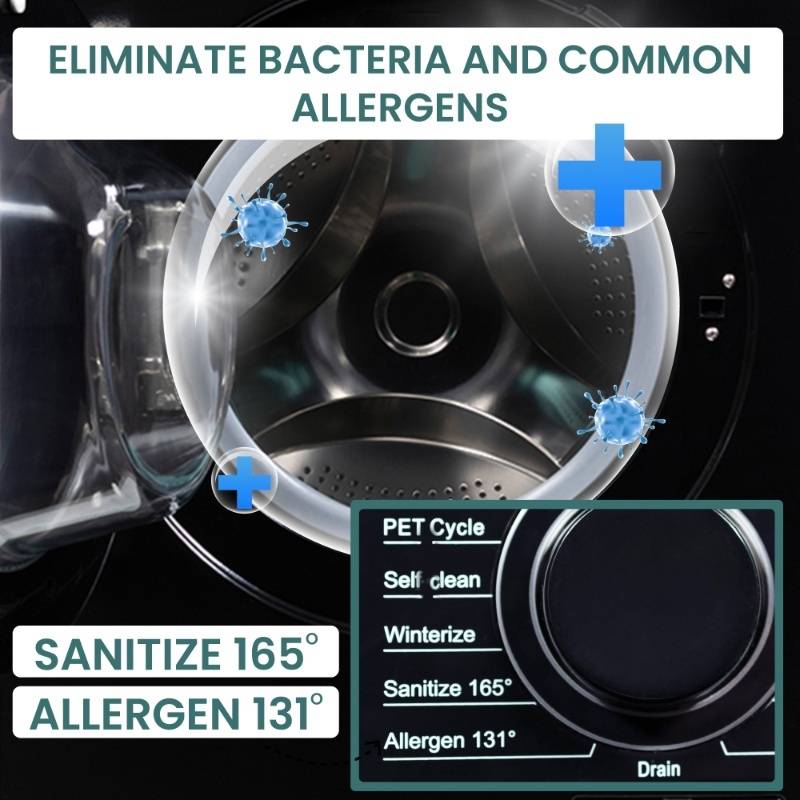 Original All-In-One 4600 Washer Dryer VENTLESS/VENTED PET Cycle 1.62cf/15lbs 110V