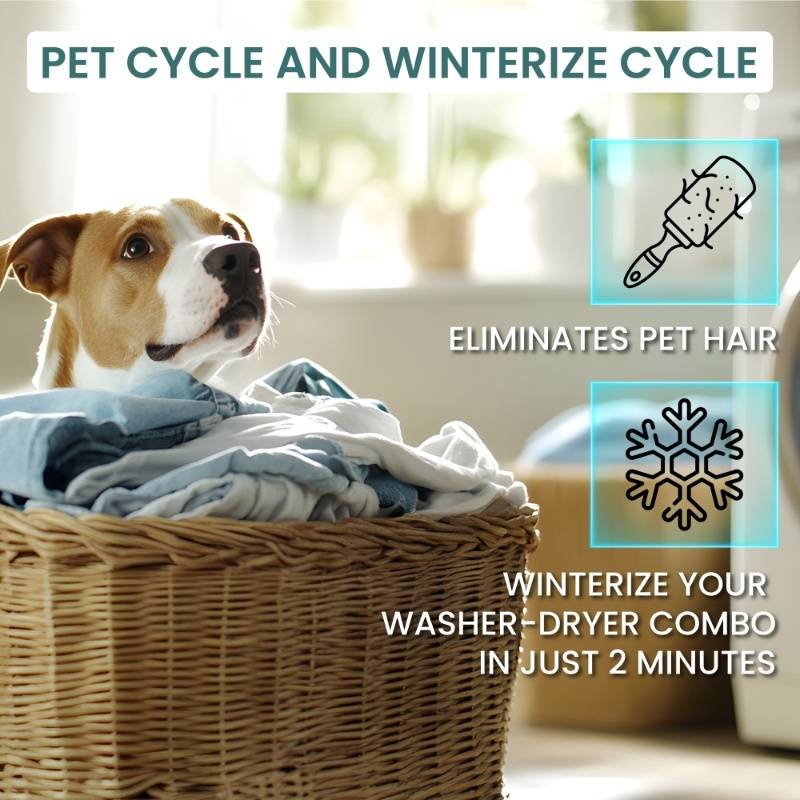 Original All-In-One 4600 Washer Dryer VENTLESS/VENTED PET Cycle 1.62cf/15lbs 110V