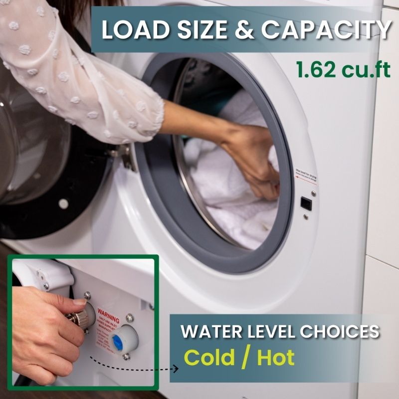 Original All-in-One 4800 Washer Dryer VENTED-DRY 30% FASTER than Condense 15lb 110V