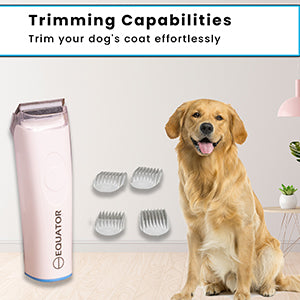 Equator 2.5L/120V Advanced Pet Groomer w/ Adjustable Clipping Comb and Detachable Hose