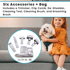 Equator 2.5L/120V Advanced Pet Groomer w/ Adjustable Clipping Comb and Detachable Hose