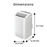 Equator 16000Btu PORTABLE AIR CONDITIONER Cool and Heat Indoor 700sf AutoSwing 110V