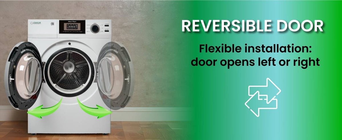Sèche-linge compact PREMIUM 24 po à évacuation avec prise pour laveuse, 3,1 pi³/13 lb, capteur, 110 V