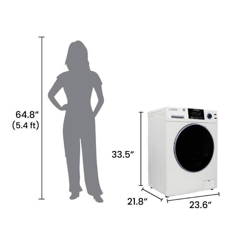 PACK D'APPAREILS COMPACTS POUR VR - Laveuse-sécheuse combinée + Lave-vaisselle + Cuisinière + Réfrigérateur + Micro-ondes + Cave à vin