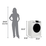 PACK D'APPAREILS COMPACTS POUR VR - Laveuse-sécheuse combinée + Lave-vaisselle + Cuisinière + Réfrigérateur + Micro-ondes + Cave à vin