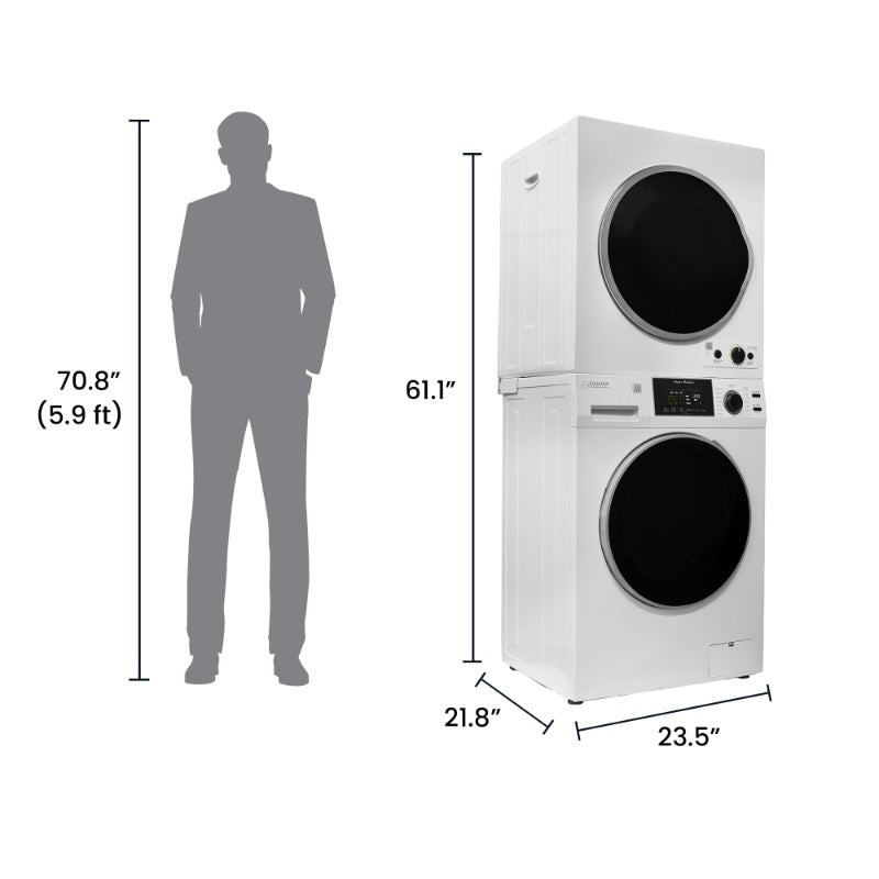 PAQUETE DE ELECTRODOMÉSTICOS Estándar para RV - Lavadora + Secadora + Lavavajillas + Cocina + Refrigerador + Microondas + Refrigerador de vinos