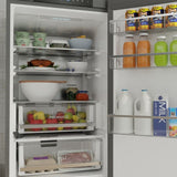 Bottom Mount Refrigerator-Freezer FACTORY INSTALLED ICE MAKER Frost Free Reversible 110V - EStar
