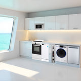 Marine Compact APPLIANCE PACK- Combo Washer+Dryer+Dishwasher+Cooking Range+Refrigerator+Microwave+ Wine Ref