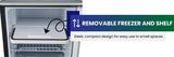 Compact RV-Marine-Offgrid Convertible Refrigerator-Freezer 1.6cf 12V 110V