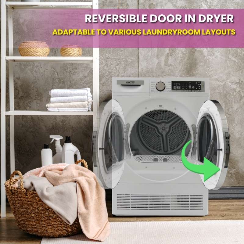 Lavadora Conserv Luxe de 2.2 pies cúbicos 110V + Secadora de condensación de 4 pies cúbicos 220V, garantía de 2 años