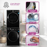 Lavadora Conserv Luxe de 2.2 pies cúbicos 110V + Secadora de condensación de 4 pies cúbicos 220V, garantía de 2 años