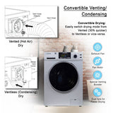 Original All-In-One 4600 Washer Dryer VENTLESS/VENTED PET Cycle 1.62cf/15lbs 110V