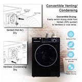 Original All-In-One 4600 Washer Dryer VENTLESS/VENTED PET Cycle 1.62cf/15lbs 110V