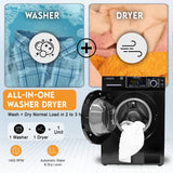 Original All-in-One 4800 Washer Dryer VENTED-DRY 30% FASTER than Condense 15lb 110V