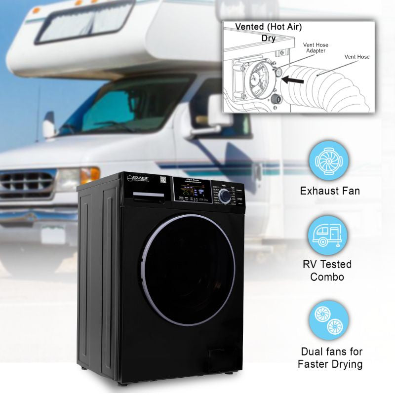 Original All-in-One 4800 Washer Dryer VENTED-DRY 30% FASTER than Condense 15lb 110V