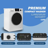 Laveuse à chargement frontal 1,6 pi³/15 lb, blanc, 110 V, 15 programmes + cycle pour animaux de compagnie