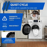 Laveuse à chargement frontal 1,6 pi³/15 lb, blanc, 110 V, 15 programmes + cycle pour animaux de compagnie