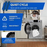Laveuse à chargement frontal 1,6 pi³/15 lb, blanc, 110 V, 15 programmes + cycle pour animaux de compagnie