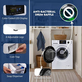 Super Washer 1.9cf/18lbs Sani Allergen Winterize 1400RPM White 110V