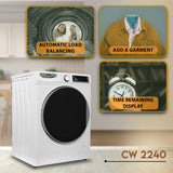 ConServ Washer 2.2cf AUTOSENSE 1400 RPM 15 programs Sanitize LED Display 110V