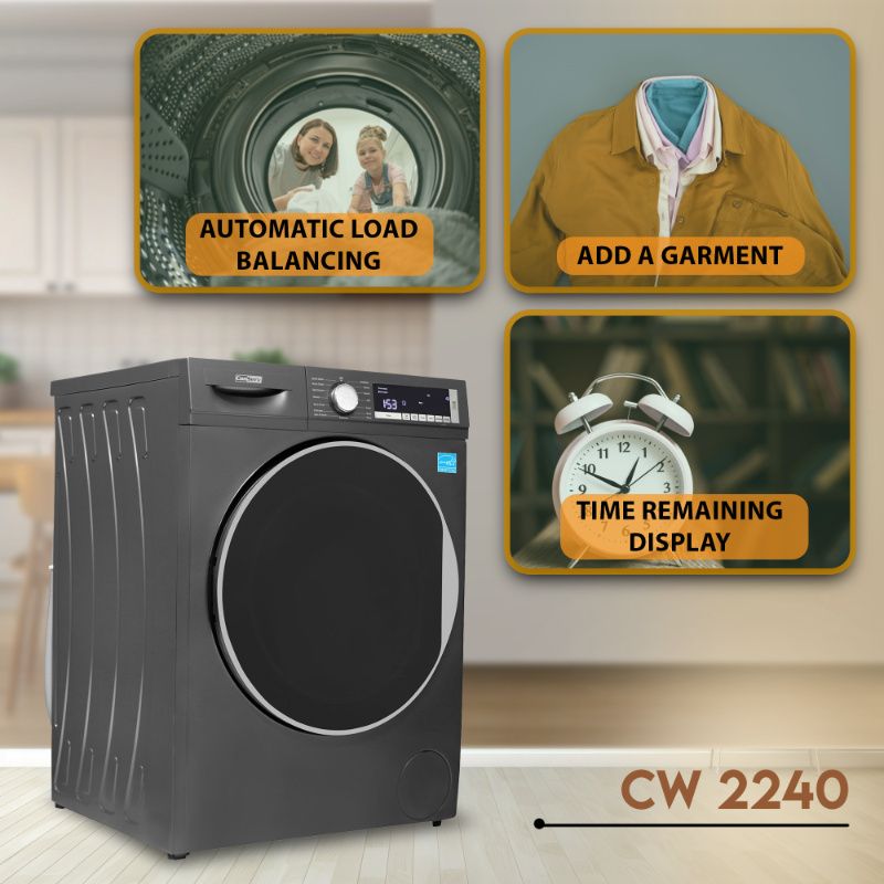 ConServ Washer 2.2cf AUTOSENSE 1400 RPM 15 programs Sanitize LED Display 110V