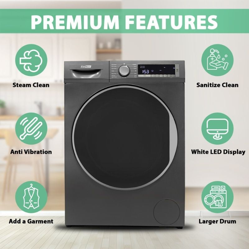 ConServ Washer 2.2cf AUTOSENSE 1400 RPM 15 programs Sanitize LED Display 110V