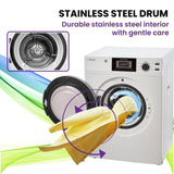 Sèche-linge compact PREMIUM 24 po à évacuation avec prise pour laveuse, 3,1 pi³/13 lb, capteur, 110 V